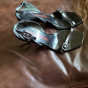 Patent Bruno Frisoni Italian leather stilettos